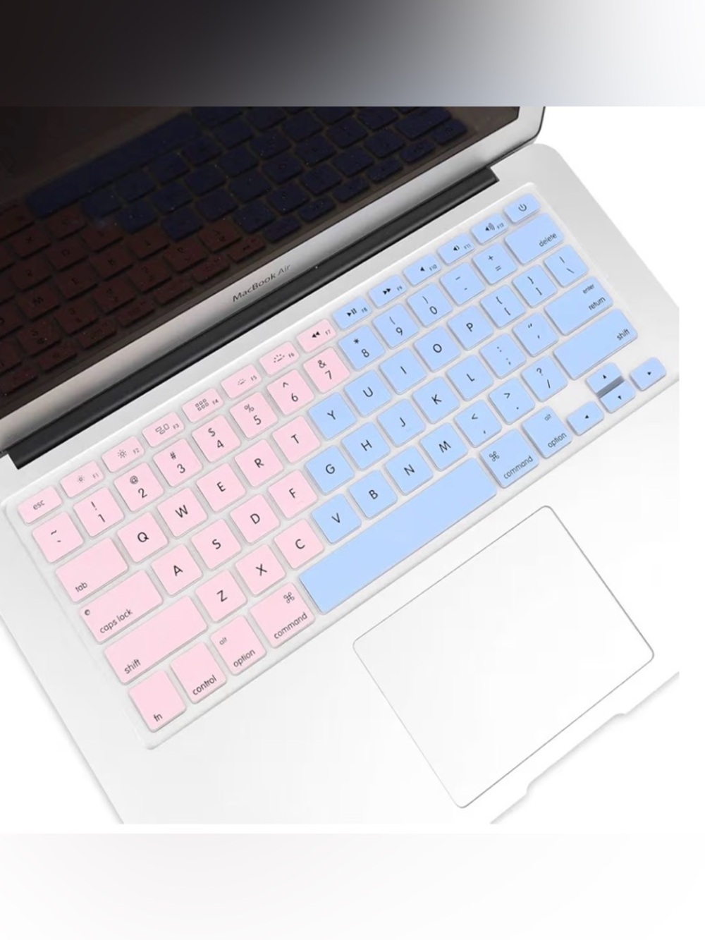 NWT Ombré Pink to Blue Keyboard Cover Protector Skin